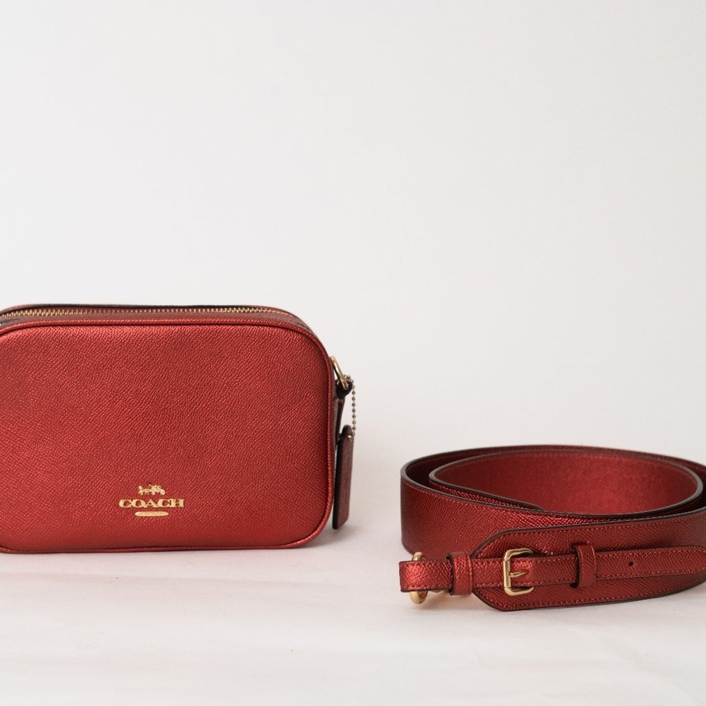 Coach Jes 20 Metallic Clay with Novelty Strap